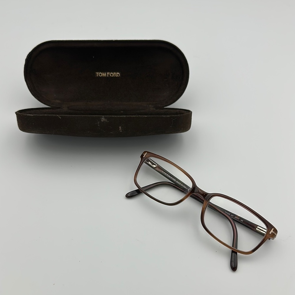 Tom Ford Brown Eyeglasses with Case (prescription)